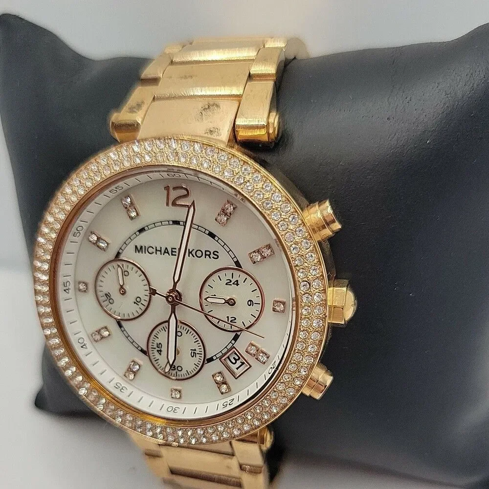 Michael Kors Parker MK5784 Women Stainless Steel Analog Dial Quartz Watch AM402